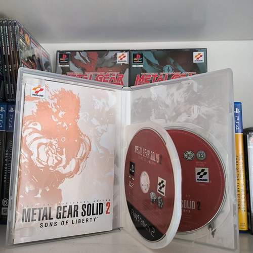 Metal Gear Solid 2 Sons of Liberty PS2 game PAL
