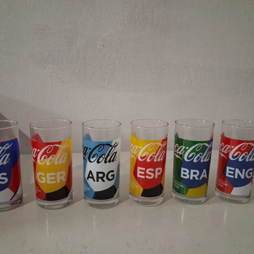 Mundial Russia 2018 collectible glasses set of 12 new