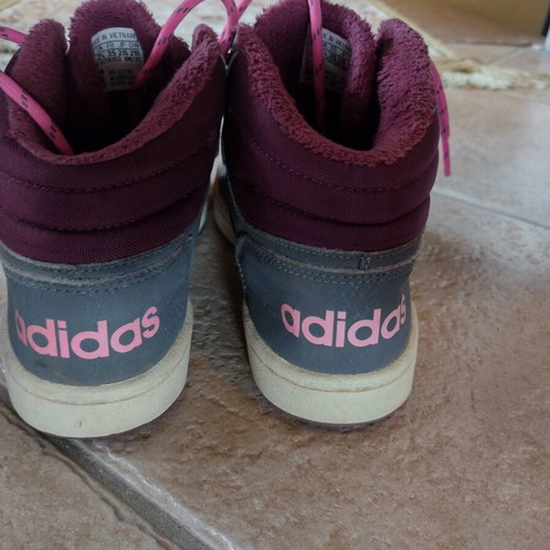 Adidas kids sneakers size 35 used, pink