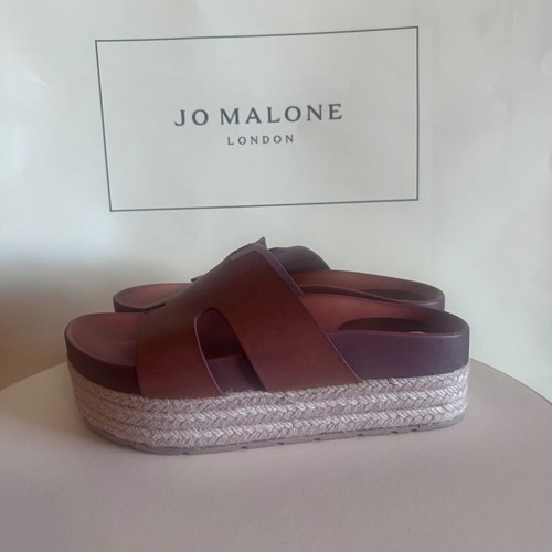Estil platform sandals, tan brown, size 36