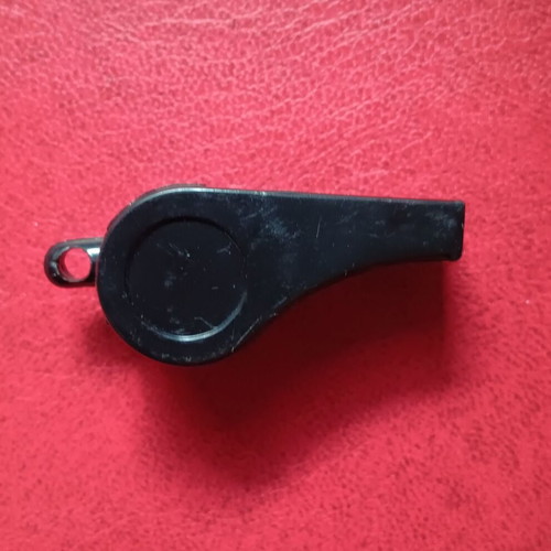 Plastic black whistle used