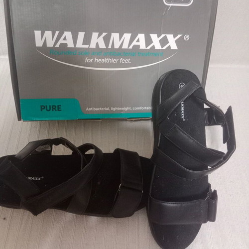 Walkmaxx men's sandals new, size 46, black