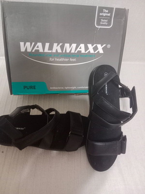 Walkmaxx men's sandals size 46 new, black