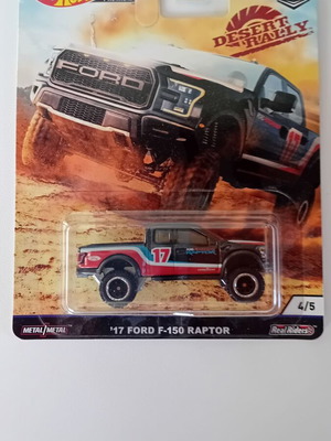 Hot Wheels Ford F-150 Raptor Desert Rally new