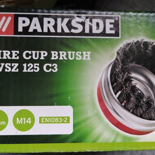 Metal cleaning brushes set of 3 pieces, Ø 90 mm