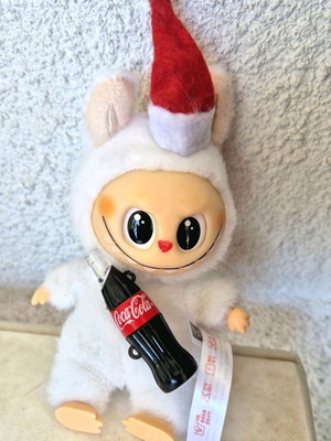 Labubu The Monsters Pop Mart μεταχειρισμένη φιγούρα Coca Cola
