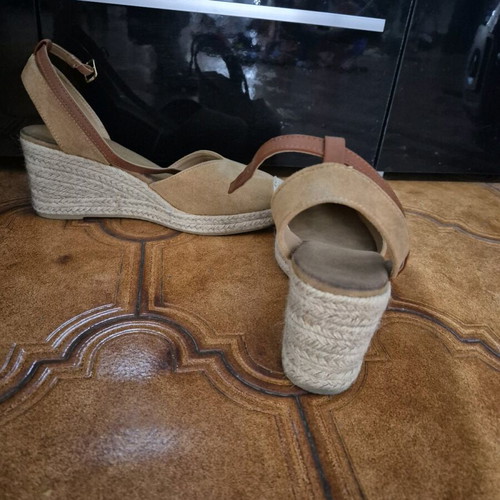Espadrilles closed tan size 41 used