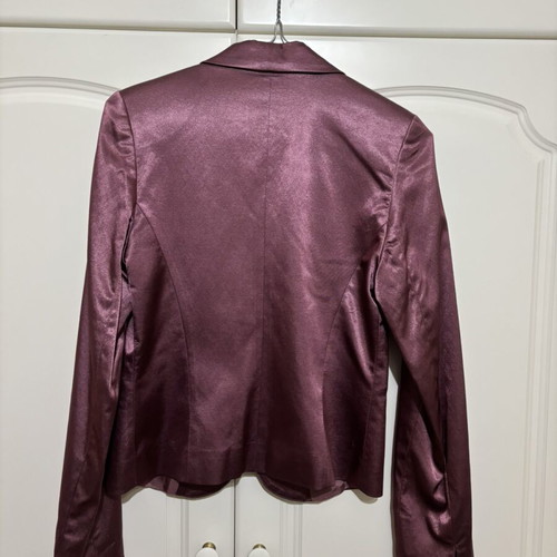 Ysatis silk jacket like new, pink-purple