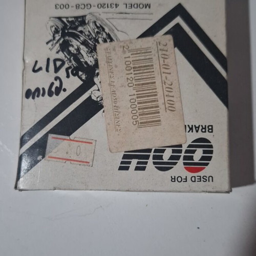 Lid brake pads 50cc new