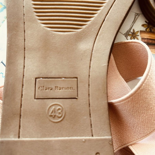 Clara Barson women's summer sandals size 43 like new, ash rose