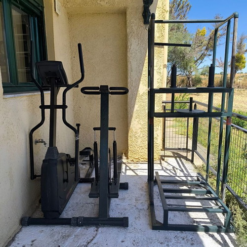 Fitness equipment set used