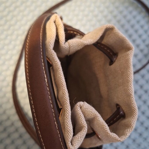 H&M Shoulder Bag new, beige and brown with inner pouch