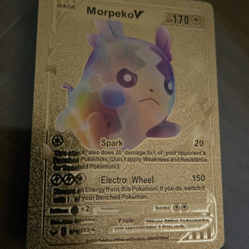 Morpeko Pokémon card like new
