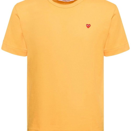 Comme des garçons Play tshirt used, size XL, orange