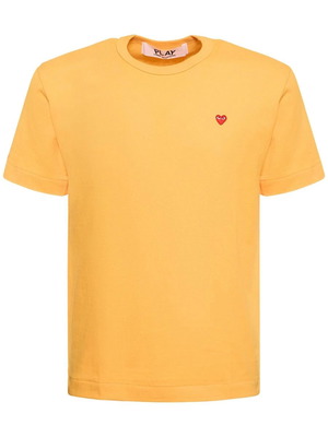 Tshirt Comme des garçons Play μεταχειρισμένο, μέγεθος XL, πορτοκαλί