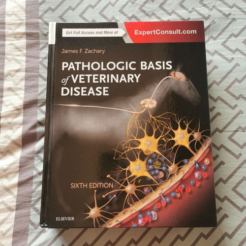 Pathologic Basis of Veterinary Disease book new, sixth edition 2017, English