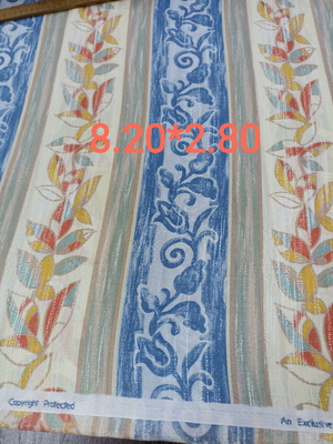 Spanish fabric new 8.20x2.80, lightweight opaque cotton-polyester