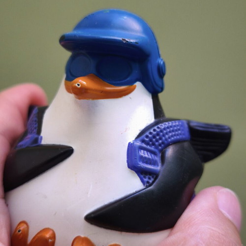 Penguin of Madagascar collectible figure used, 2010 McDonalds