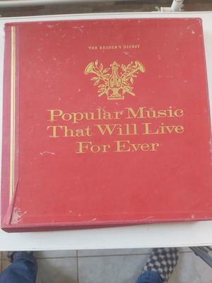 Box set of 10 used vinyl records with classic 1960s songs