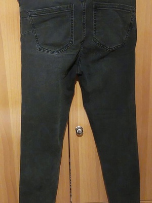 Sinsay women's high-waisted medium black jeans like new