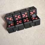 Fidget Cube inspired by Minecraft, 3D printed with PLA material