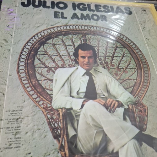 Julio Iglesias El Amor vinyl LP 1975