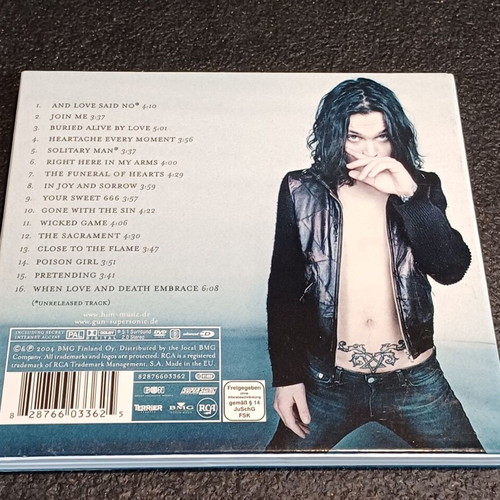 HIM And Love Said No The Greatest Hits 1997-2004 CD and DVD used