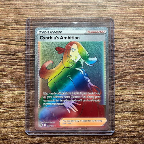 Pokémon TCG card Cynthia’s Ambition Brilliant Stars new