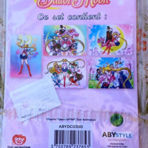 Sailor Moon postcard set new, pack of 5 official ABYstyle