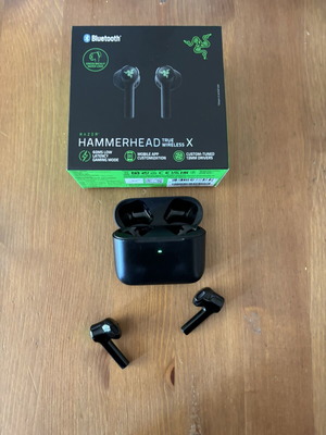 Razer Hammerhead ακουστικά σαν καινούργια με παρελκόμενα