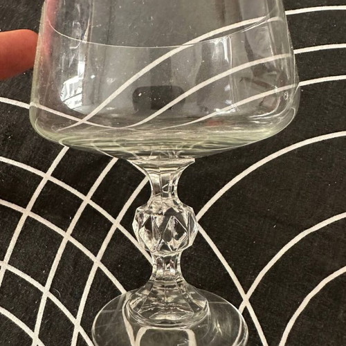 Vintage dessert cocktail glasses set of 5 like new