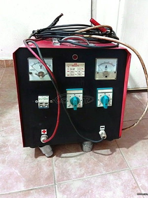 Professional battery charger used for cars and trucks