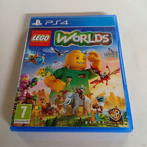 Lego Worlds PlayStation 4 game like new, action puzzle simulation