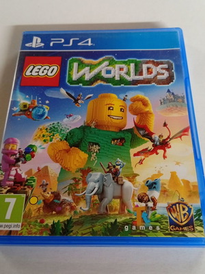 Lego Worlds PlayStation 4 game like new, action puzzle simulation