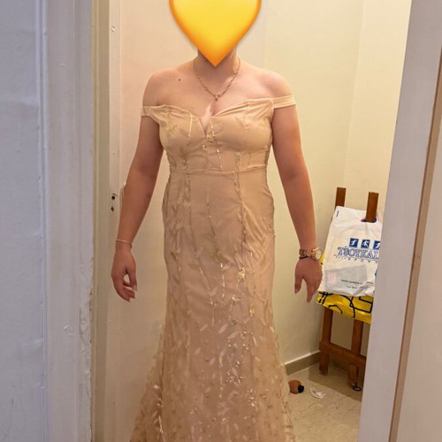 Dress Shine yellow, new, size L