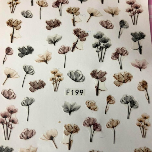 3D Nail Stickers like new