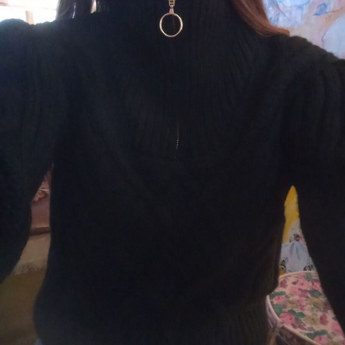 Mango pullover new, black, size S