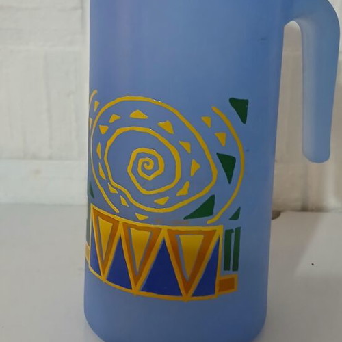 Glass pitcher by Cerve like new