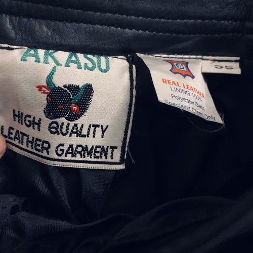 AKASO 100% Real Leather Vintage Trousers, Size L