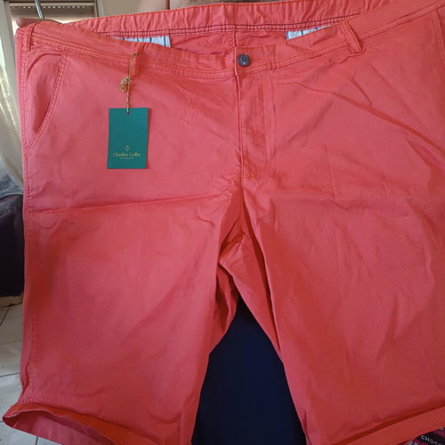 Charles Colby Chino shorts unisex, size 6XL, refurbished, multicolor orange