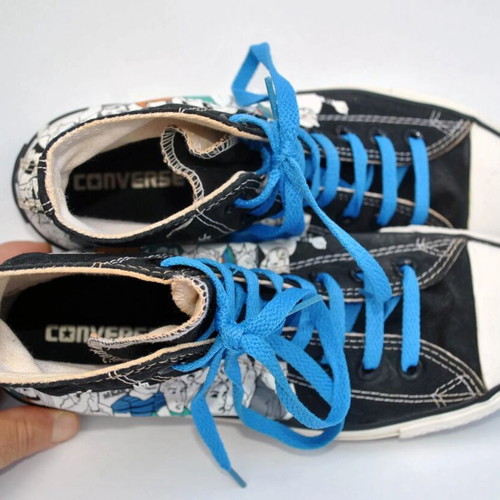 Vintage Converse All Star Chuck Taylor Graffiti Long Neck sneakers size 40