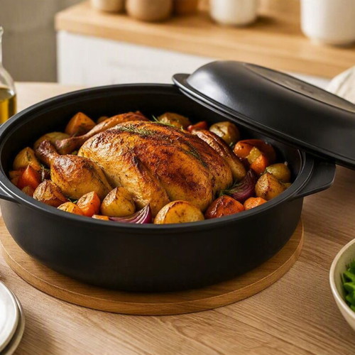 Tupperware Ultra Plus 5L Round Oven Dish new