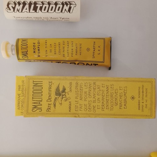 Smaltodont vintage Greek toothpaste like new in original box
