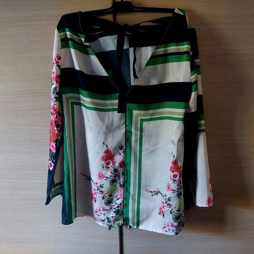 Motivi kimono-style blouse shirt like new, multicolor