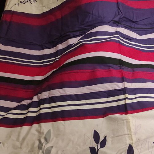 King size duvet cover used with yellow stains