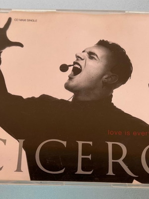 Cicero Love Is Everywhere 3-trk CD single μεταχειρισμένο