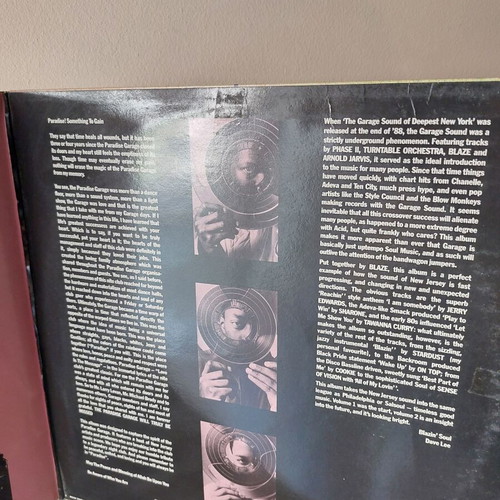 Various Paradise Regained The Garage Sound Of Deepest New York Vol. 2 vinyl used, electronic
