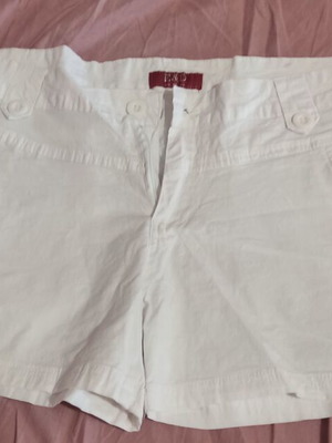White cotton shorts XL like new