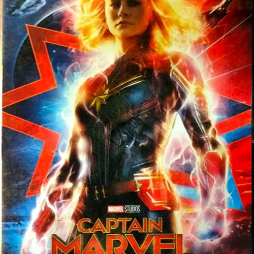 Captain Marvel DVD used, action movie with English subtitles