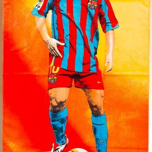 Barcelona Ronaldinho Beach Towel new, 75x150, cotton velour